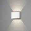 Konstsmide Applique d'extérieur LED Chieri, 8 lampes, blanche