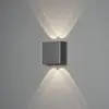 Konstsmide Applique LED Chieri, 4 lampes, anthracite