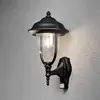 Konstsmide Applique extérieur noire Parma détecteur mvt