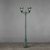 Konstsmide Lampe pour mât Firenze à 2 lampes, verte