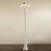 Konstsmide Lampadaire candélabre 3 abat-jours Parma blanc