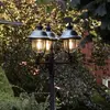 Konstsmide Lampadaire Parma indémodable 3 abat-jours