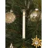 Konstsmide Christmas Bougies de sapin LED sans fil, 16 cm, 10 pcs