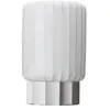 Pholc HALF METER-Lampe à poser Cocon/Aluminium avec variateur H50cm
