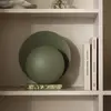 GLOBEN LIGHTING lampe à poser Orbit, verte, marbre, hauteur 32 cm