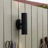 Applique murale Globen Lighting Hubble, noir, hauteur 21 cm IP44