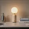 Lampe à poser rechargeable Torrano de Globen Lighting, travertin beige