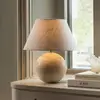 Lampe de table Castello de Globen Lighting, beige/beige, hauteur 38 cm