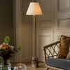 Globen Lighting Lampe sur pied Gino, pied en marbre, beige, 145 cm