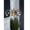 Globen Lighting Applique murale ART DECO, laiton/gris Ø 16 cm IP44