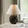 Lampe à poser Globen Lighting DAHLIA, beige/marron, hauteur 31 cm
