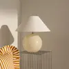 Lampe à poser Globen Lighting Iris 45, crème, textile, 45 cm