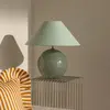 Lampe à poser Globen Lighting Iris 45, verte, textile, 45 cm
