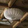 Globen Lighting Plafonnier BLADVERK, blanc, Ø 50 cm, textile