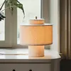 Lampe à poser Globen Lighting Noah, blanche, hauteur 31 cm, textile