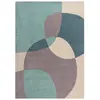 Novatrend Tapis de salon en laine bleu 160x230 cm