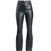 Pantalon imitation cuir  de Dr. Denim - Moxy Flare - XS à XL - pour Femme - noir M