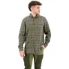 Fjällräven - Övik Flannel Shirt - Chemise taille S, vert olive