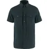 Fjällräven - Abisko Trekking Shirt S/S - Chemise taille S, noir/bleu
