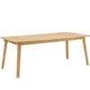Table rectangulaire bois avec rallonges  en option Adèle Camif