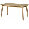 Table rectangulaire bois avec rallonges en option Adèle Camif