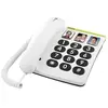 DORO DORO PhoneEasy 331ph - Téléphone filaire - gris, blanc