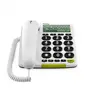 Doro 312cs Téléphone analogique Identification de l'appelant Blanc