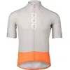 Maillot POC Essential Road Logo manche courte gris granit orange - S