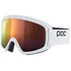 Masque POC Opsin blanc avec verre Clarity Intense Partly Sunny Orange