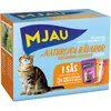 12x85g Mjau Cat Pouch Mixpaket Menu viande en sauce (4 sortes) nourrit...