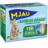 12x85g Mjau Cat Pouch Mixpaket viande & poisson menu en sauce (4 sorte...