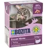 6x370g Bouchées en gelée dinde Bozita - Nourriture pour Chat