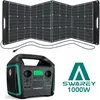 SWAREY Générateur Solaire Portable 1000W(1500W Pic) avec Panneau solai...