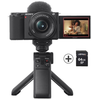 Caméra Sony Vlogging ZV-E10 + 16-50mm + Poignée Bluetooth Vlogging GP-...
