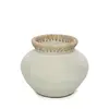 Bazar Bizar Vase en terre cuite gris naturel H19