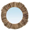 Bazar Bizar Miroir en bois naturel D60