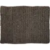Bazar Bizar Tapis en herbes de mer naturel noir 180x240