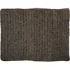 Bazar Bizar Tapis en herbes de mer naturel noir 200x300