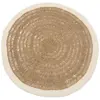 Bazar Bizar Tapis en herbes de mer et en coton 100x100