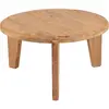 Bazar Bizar Table basse en imitation bois recyclé 80x80