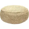 Bazar Bizar Pouf en raphia naturel