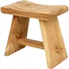 Bazar Bizar Tabouret en bois de suar naturel