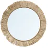 Bazar Bizar Miroir en raphia naturel D60
