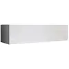 DESIGN AMEUBLEMENT Meuble tv suspendu 1 porte Meuble tv de salon Blanc Finition brillante Modèle Aitana M1 120x30x40cm