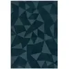 Novatrend Tapis de salon moderne en laine bleu turquoise 200x290 cm