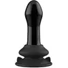 Chrystalino by Shots Plug Anal Vibrant Pluggy en Verre Noir