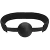 OUCH!Shots - Ouch! Bâillon boule silicone Velvet & Velcro
