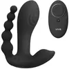 Shots Vive - Kata Pulse Wave & Vibrating Double Penetration Vibrator - Black
