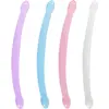 Double Gode CRYSTAL RealRock 42 x 3.5cm Transparent 