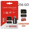 Carte Micro-SD 256 Go classe 10 au Formate SDXC/SDHC 4K smartphone tab...